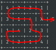 Solution path for puzzle 1