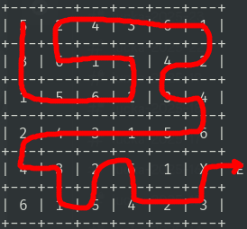 Solution path for puzzle 3