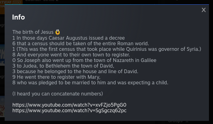 Window 9 steam profile info clue